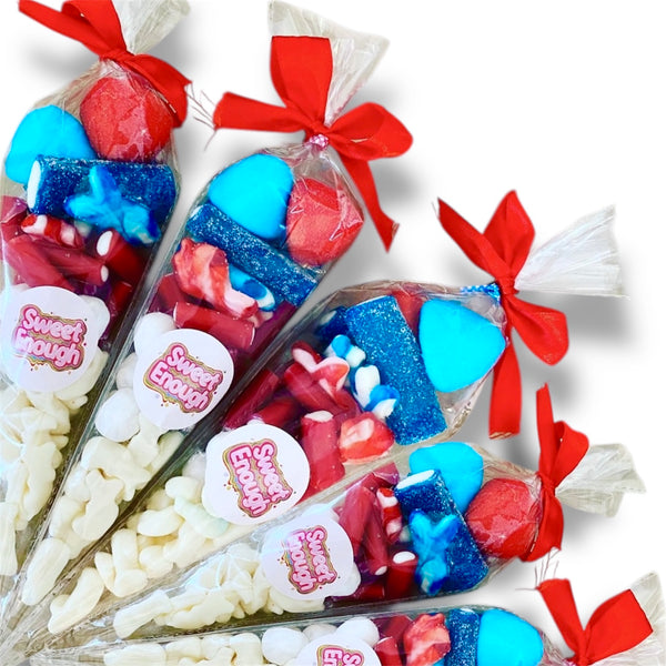 Red White & Blue Sweet Cone