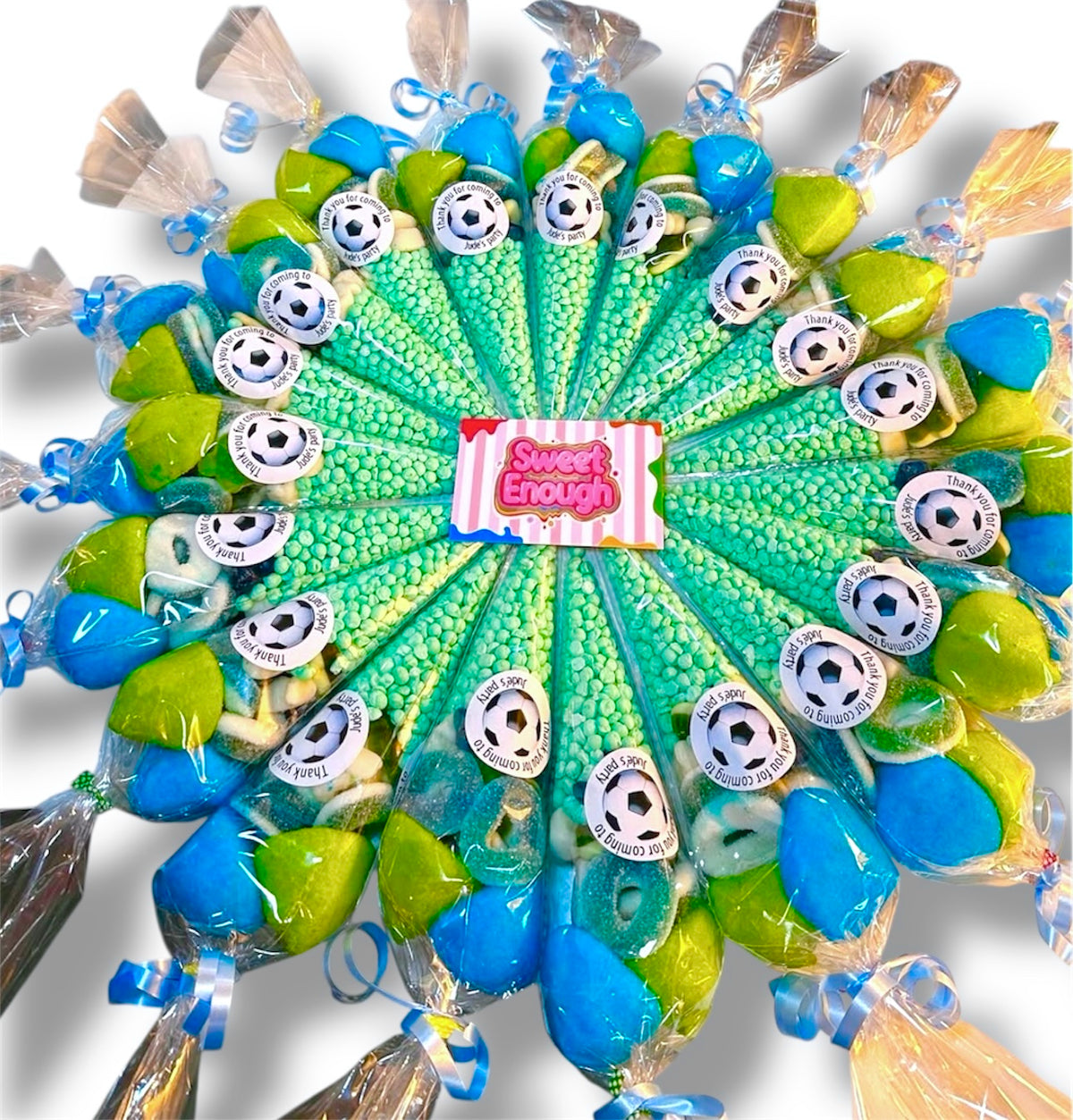 Blue & Green Sweet Cone