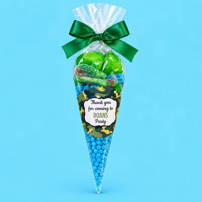 Blue & Green Sweet Cone — Example filling
