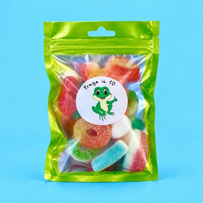 Green Sweet Pouch — Example filling