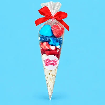Red White & Blue Sweet Cone — Example filling